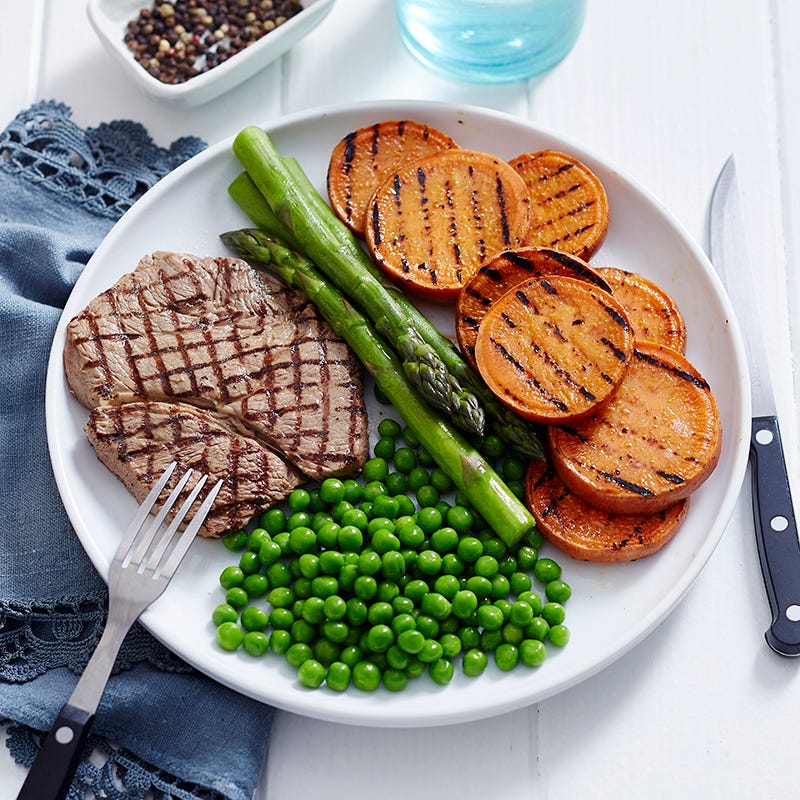 Photo of Mustard steak and 3 veg by WW