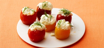 Feta-Stuffed Cherry Tomatoes