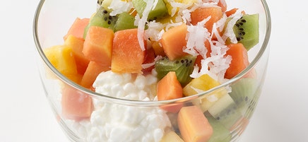 Tropical Fruit & Cottage Cheese Bowl