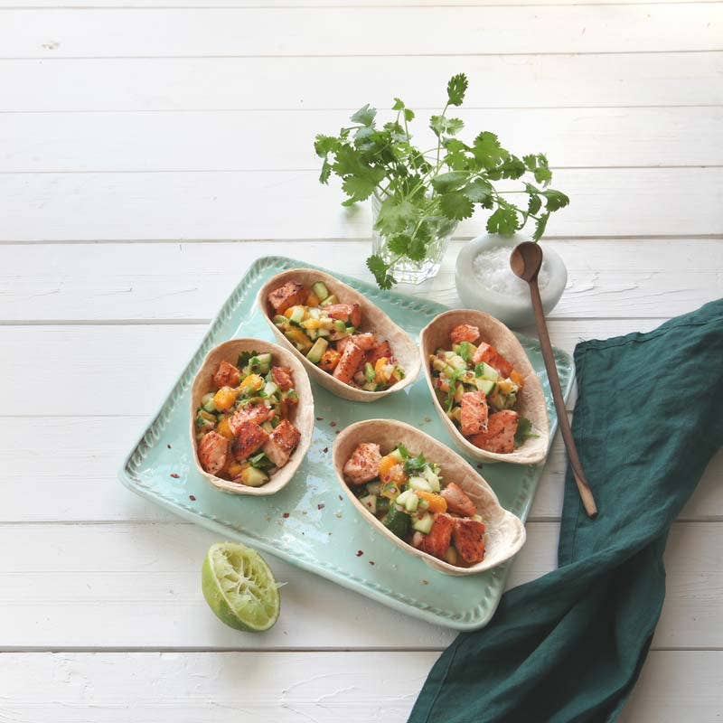 ViktVäktarna - Laxtacos med mangosalsa
