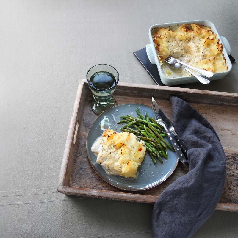 ViktVäktarna - Fiskgratäng med dragon och parmesan