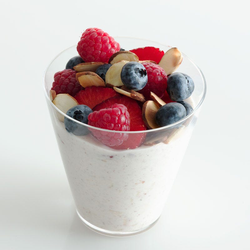 Photo of Almond-Berry Overnight Muesli Parfait by WW
