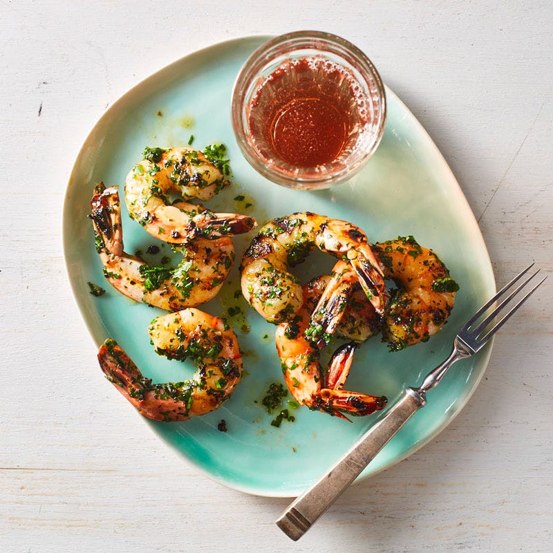 Photo of Green sauce–marinated shrimp by WW