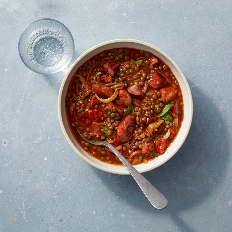 Kielbasa and Lentil Stew