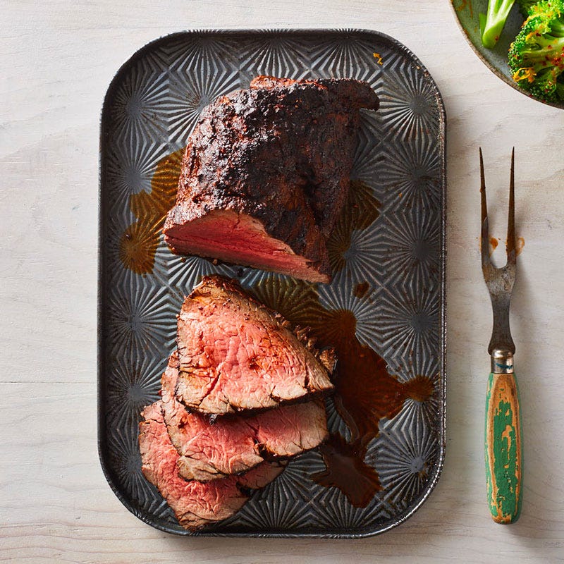 Photo of Coffee & chili-crusted beef tenderloin by WW
