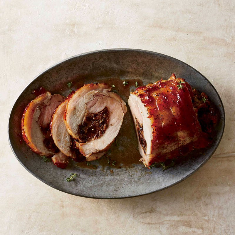 Photo of Cherry & thyme–stuffed loin of pork by WW