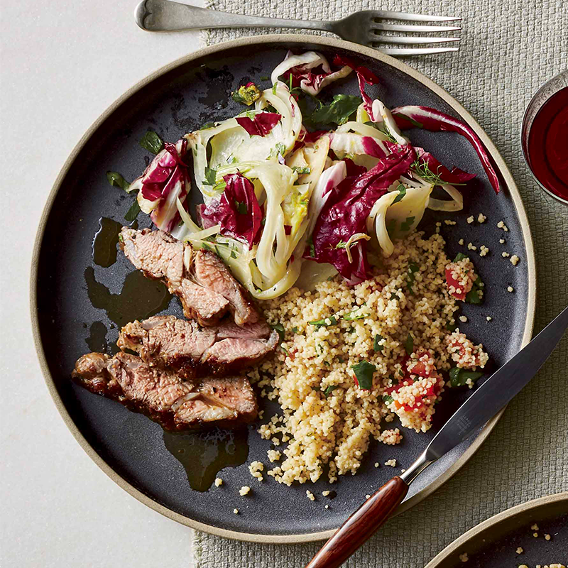 Photo of Butterflied lamb with couscous salad by WW