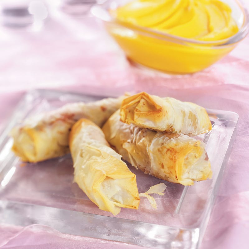 Rouleaux de canard à l'orange