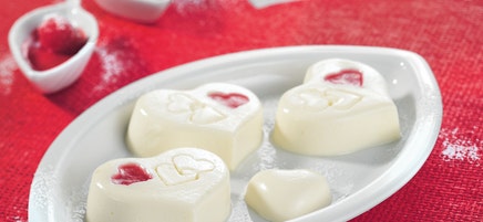 Cœur au chocolat blanc