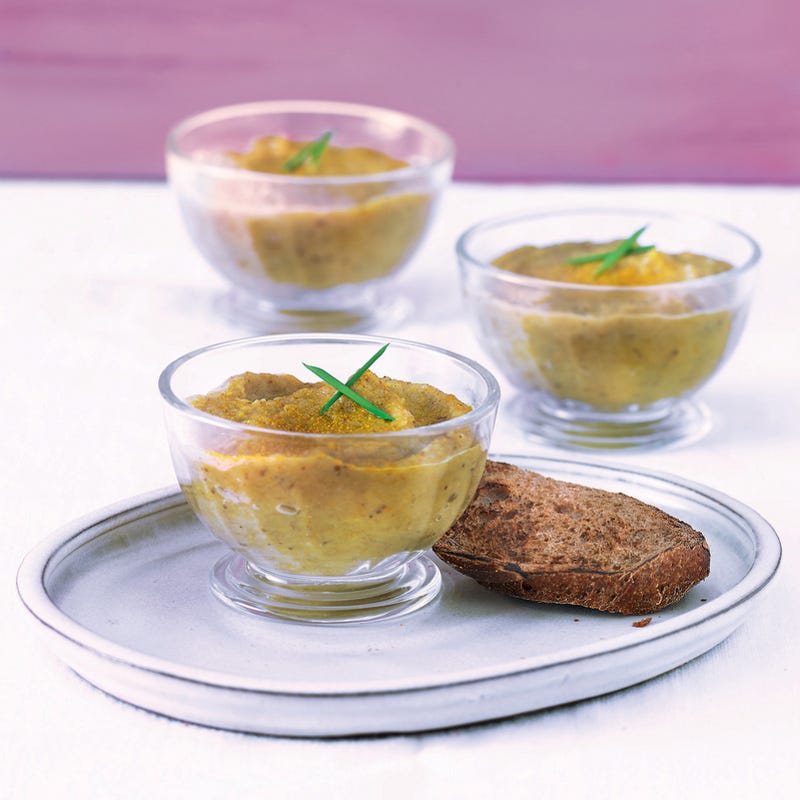 Caviar d'aubergine au curry