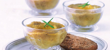 Caviar d'aubergine au curry