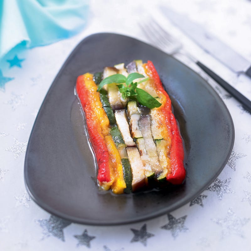 Aspic de légumes grillés