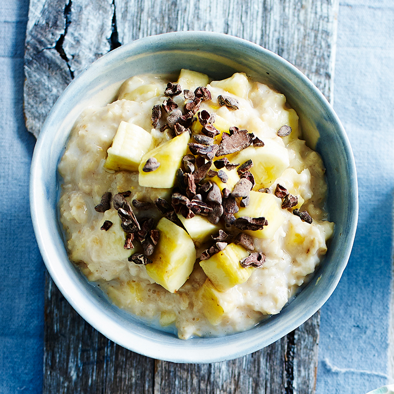 Photo of Banana and cacao nibs porridge by WW
