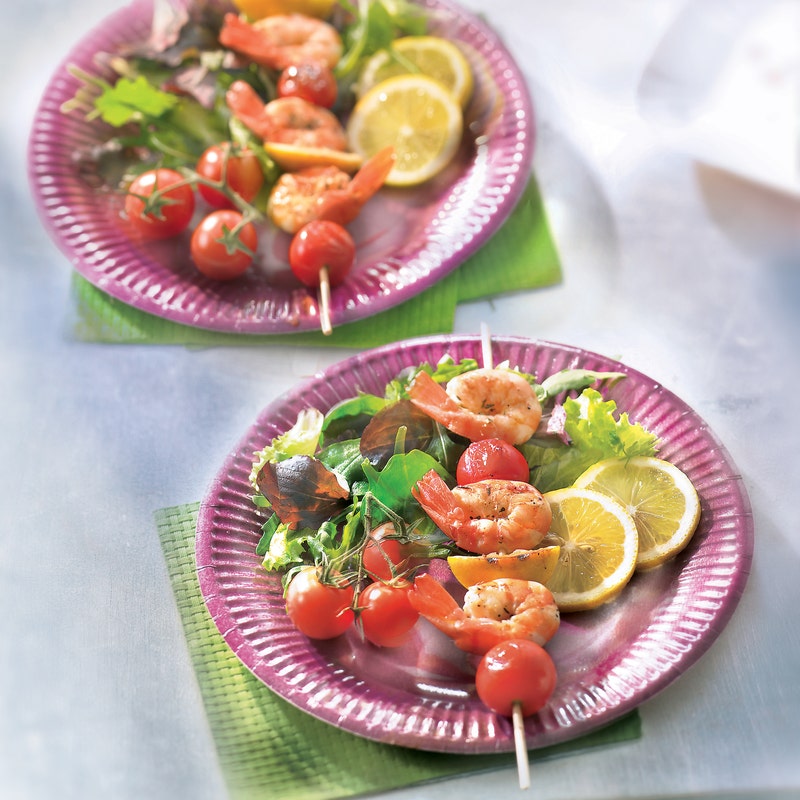 Pique de gambas à la provençale