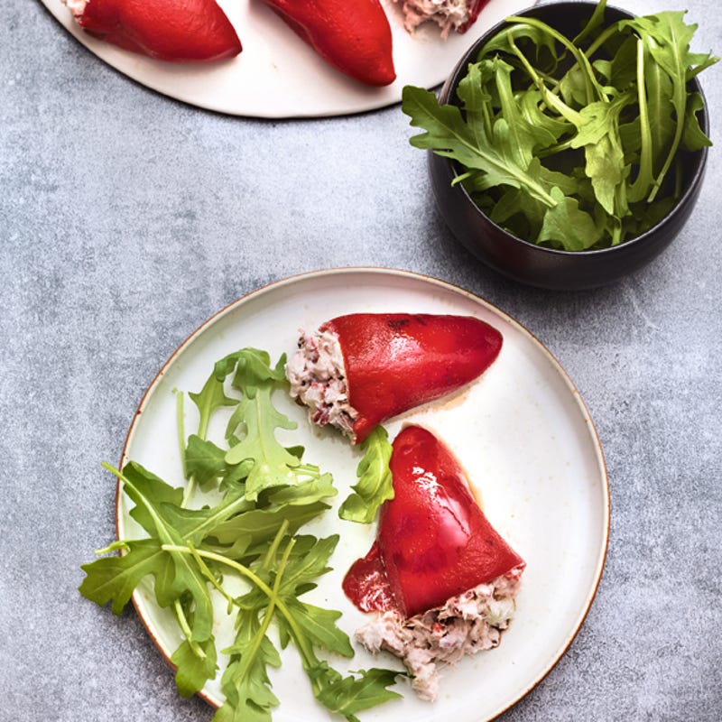 Photo de/du Pimientos farcis aux rillettes de thon par WW