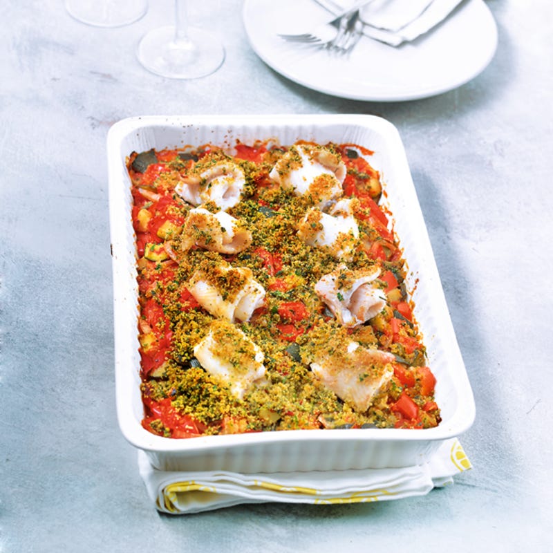 Photo de/du Poisson gratiné aux légumes par WW