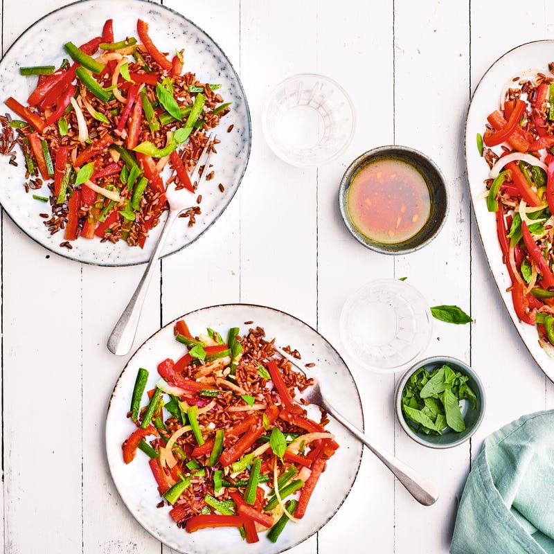 Salade de riz rouge de Camargue