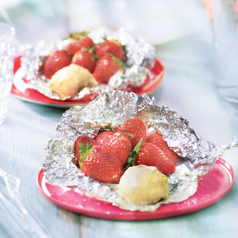 Chaud-froid de fraises