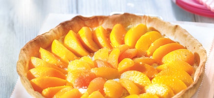 Tarte aux pêches