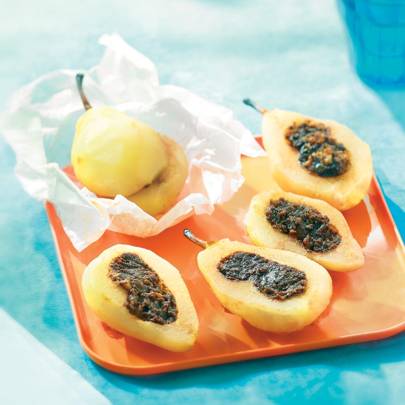 Papillote de poires aux amaretti