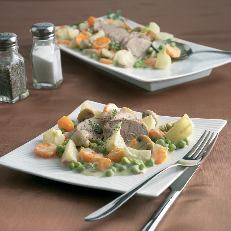 Blanquette de porc aux petits légumes