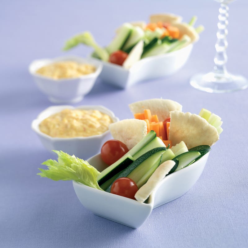 Dips de poivron jaune