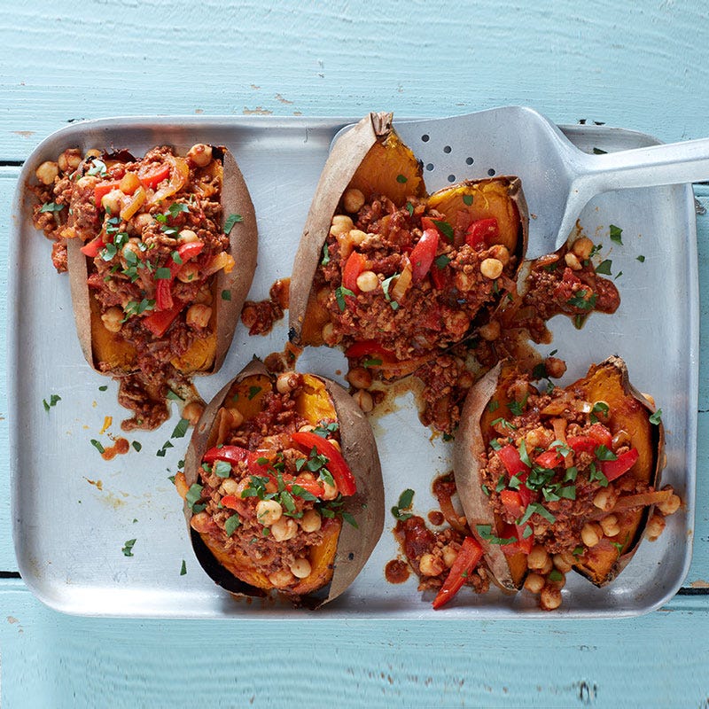 Photo of Chilli-stuffed baked sweet potatoes by WW
