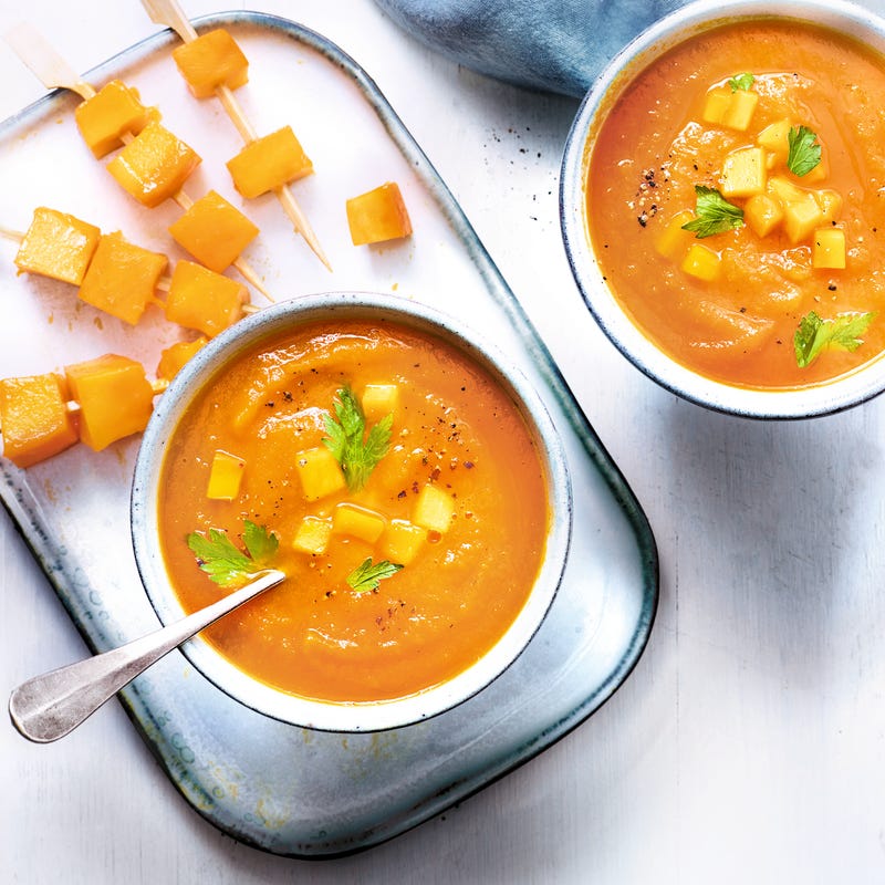 Soupe carotte et mangue