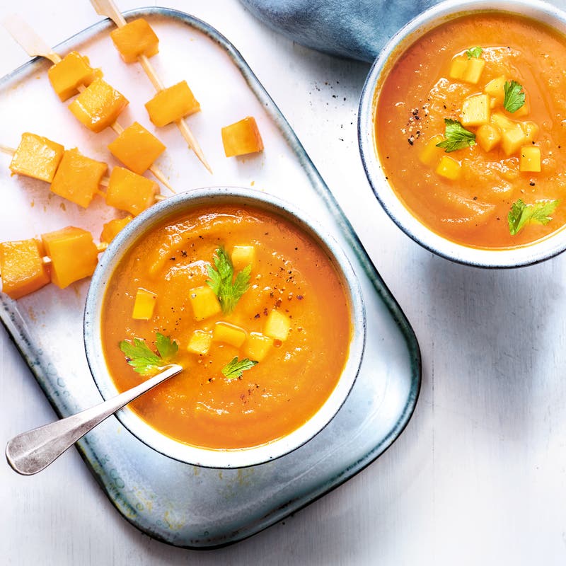 Soupe carotte et mangue