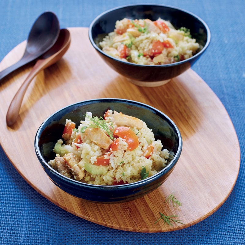 Taboulé de lapin aux herbes