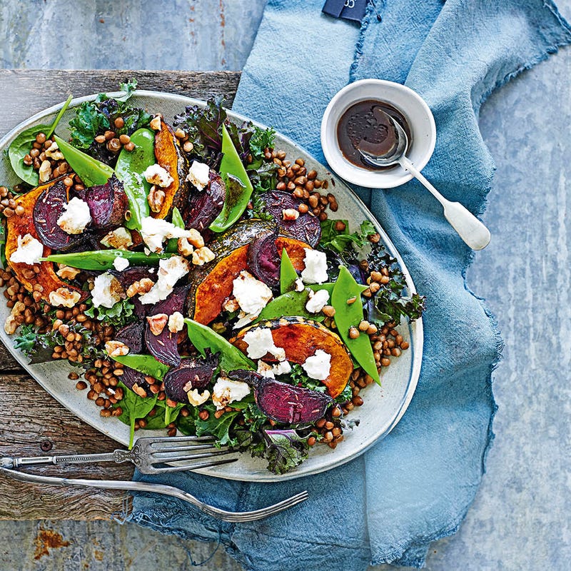 Photo of Beetroot, pumpkin & lentil salad by WW
