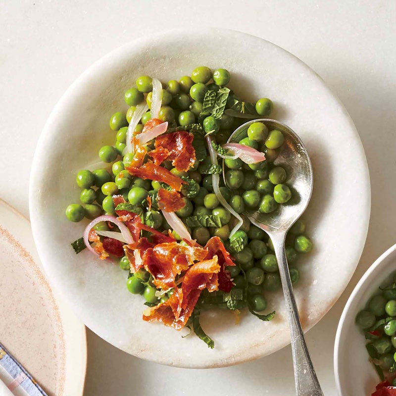 Photo of Peas with crispy prosciutto by WW