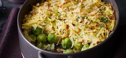 Rosenkohl mit Röstihaube