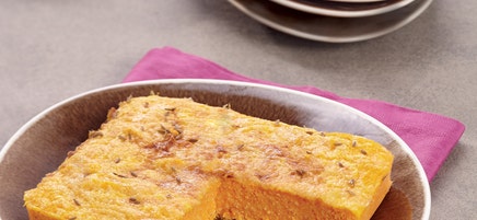Gratin de carottes à la semoule et au cumin