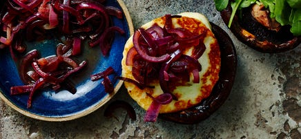 Halloumi burger