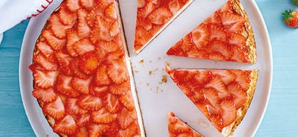 American cheesecake aux fraises