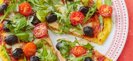 Polenta-Pizza