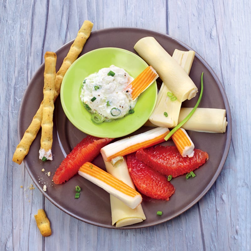 Plateau de dips à la faisselle