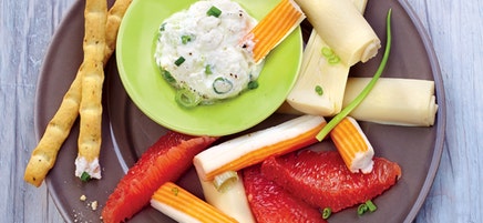 Plateau de dips à la faisselle