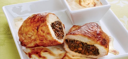 Poulet aux champignons et au café
