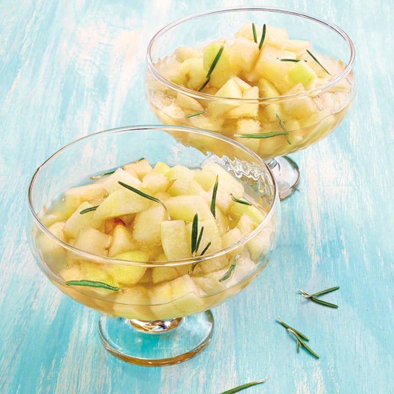 Salade de poires au romarin