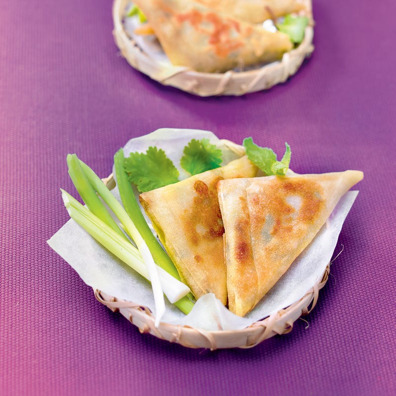 Samoussas aux crevettes