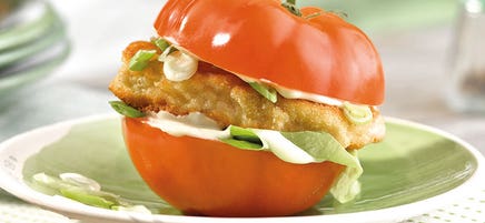 Tomates façon burger
