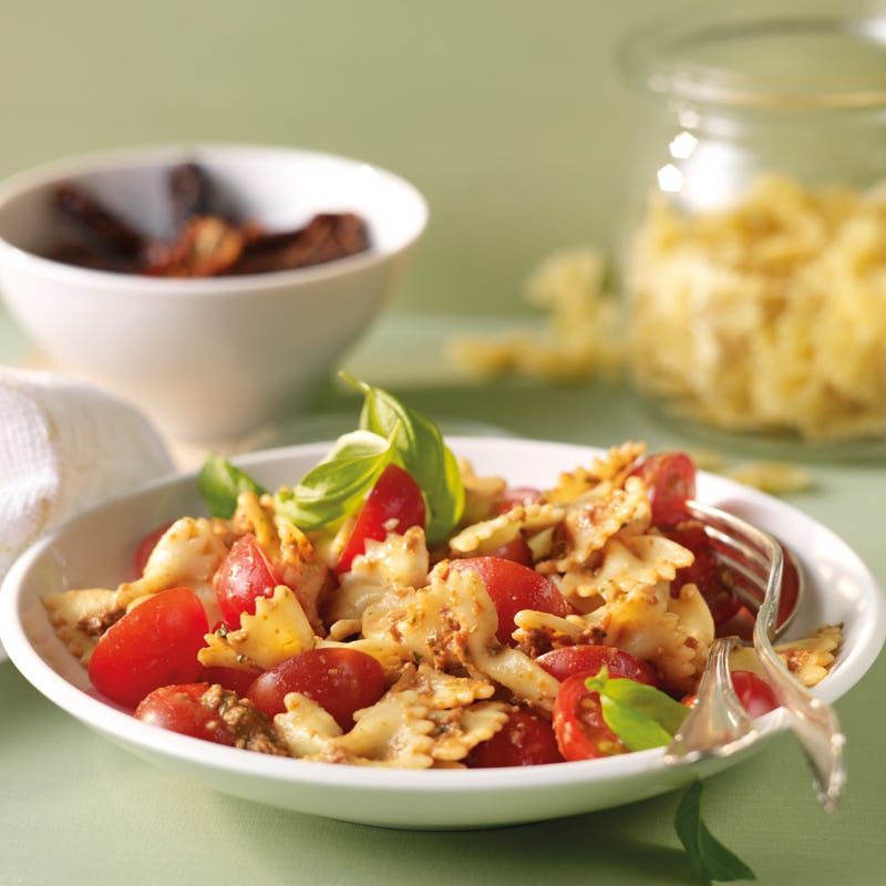 Farfalle mit Pesto rosso