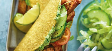 Tacos viande de porc/guacamole