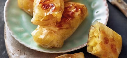 Apfelstrudelröllchen
