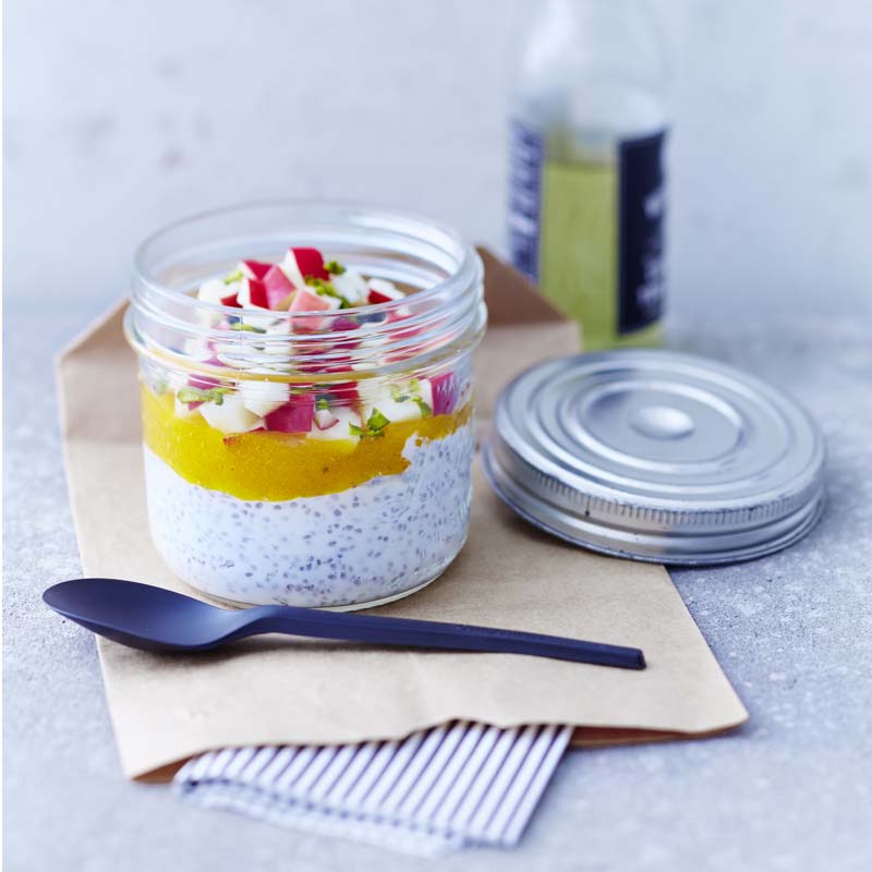 ViktVäktarna - Chiapudding med sharon, äpple och pistagenötter