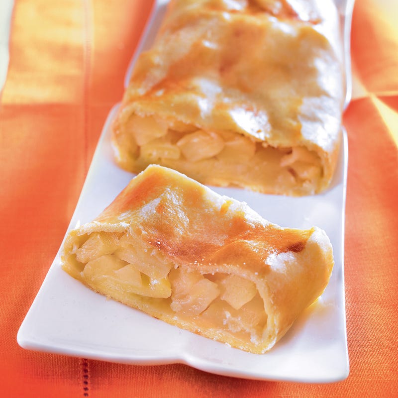 Strudel roulé aux pommes