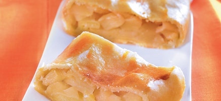 Strudel roulé aux pommes