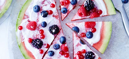 Wassermelonenpizza